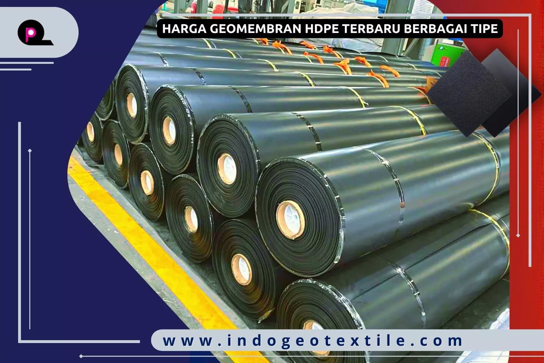 Harga Geomembran HDPE Terbaru Berbagai Tipe