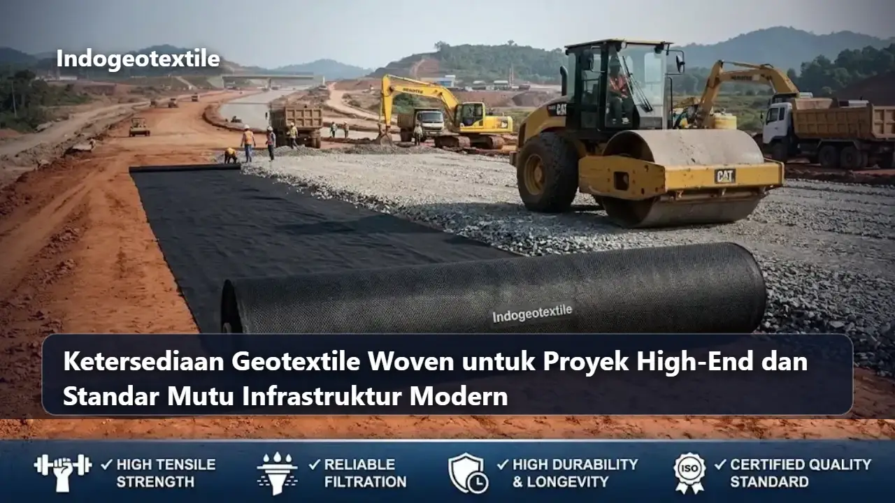 Ketersediaan Geotextile Woven untuk Proyek High-End dan Standar Mutu Infrastruktur Modern