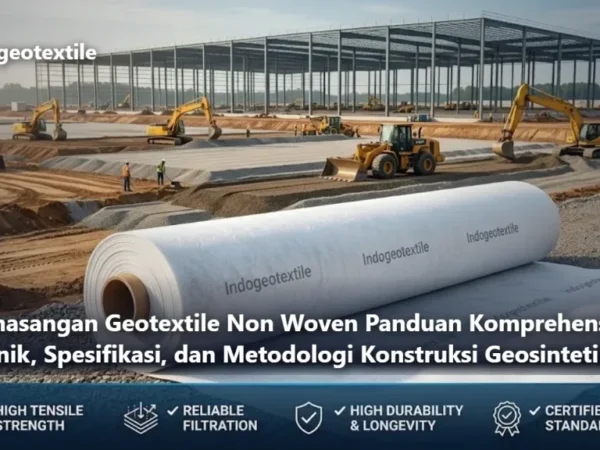 Pemasangan Geotextile Non Woven Panduan Komprehensif Teknik Spesifikasi dan Metodologi Konstruksi Geosintetik