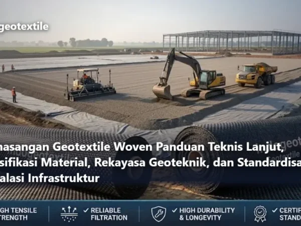 Pemasangan Geotextile Woven Panduan Teknis Lanjut Spesifikasi Material Rekayasa Geoteknik dan Standardisasi Instalasi Infrastruktur