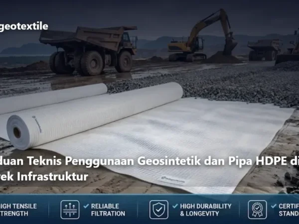 Panduan Teknis Penggunaan Geosintetik dan Pipa HDPE di Proyek Infrastruktur