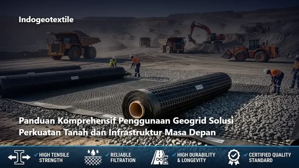 Panduan Komprehensif Penggunaan Geogrid Solusi Perkuatan Tanah dan Infrastruktur Masa Depan