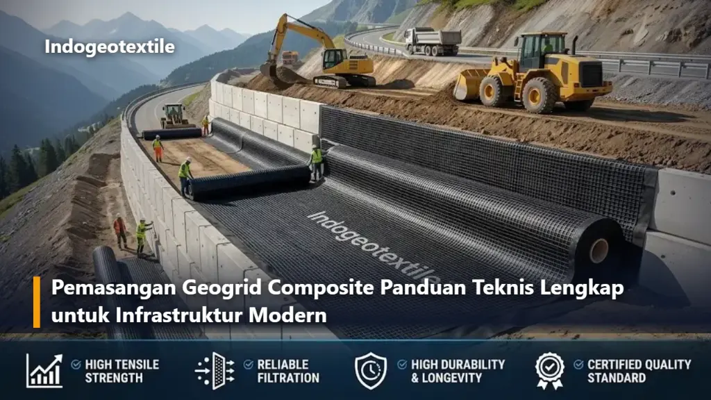 Pemasangan Geogrid Composite Panduan Teknis Lengkap untuk Infrastruktur Modern