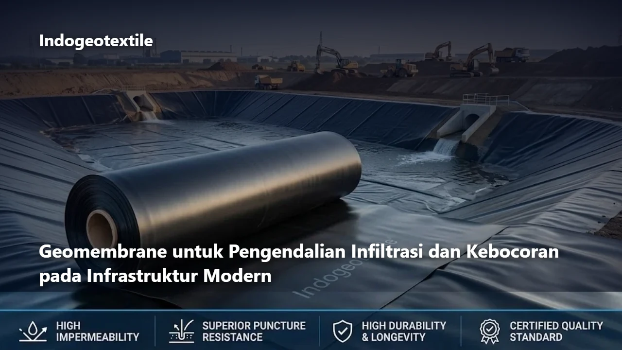 Geomembrane untuk Pengendalian Infiltrasi dan Kebocoran pada Infrastruktur Modern