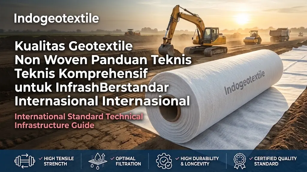 Kualitas Geotextile Non Woven Panduan Teknis Komprehensif untuk Infrastruktur Berstandar Internasional