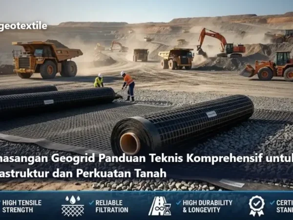 Pemasangan Geogrid Panduan Teknis Komprehensif untuk Infrastruktur dan Perkuatan Tanah