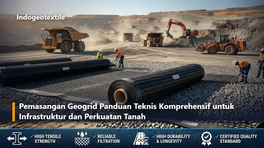 Pemasangan Geogrid Panduan Teknis Komprehensif untuk Infrastruktur dan Perkuatan Tanah